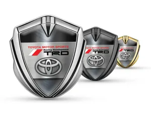 Toyota Voiture Badges Course Design Lustré Métal Bord